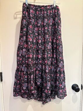 Xirena Hi/Lo Floral Skirt Large L excellent condition!
